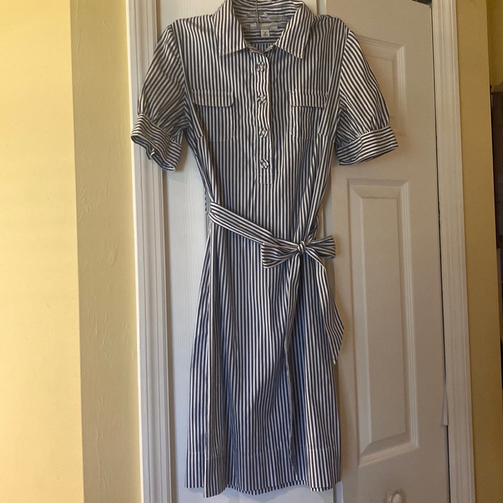 Banana republic stripe, casual dress small